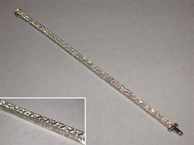 Lot 554 - Diamond Line Bracelet