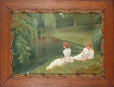 Lot 967 - After Louis Emile Adan ELEGANT LADIES AT REST...