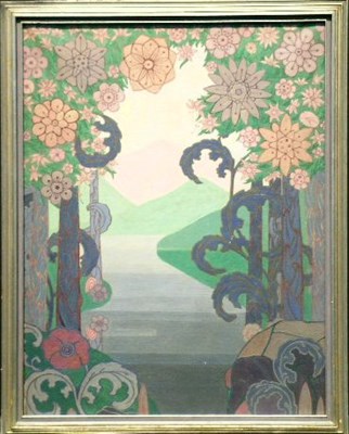 Lot 962 - 20th Century School THROUGH FLOWERING TREES...
