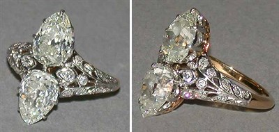 Lot 490 - Two Stone Diamond Ring