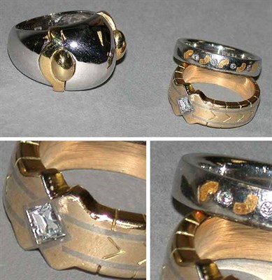 Lot 288 - Three Assorted Gold Rings
