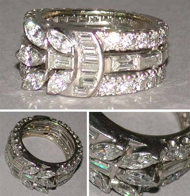 Lot 457 - Diamond Wedding Band