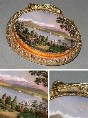 Lot 241 - Gold and Enamel Pin