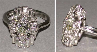 Lot 458 - Diamond Dinner Ring