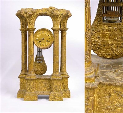 Lot 2491 - French Neoclassical Style Gilt-Bronze Portico...