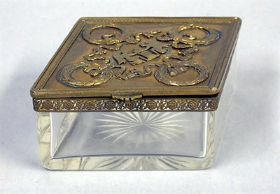 Lot 442 - Neoclassical Style Gilt-Metal Mounted Glass...