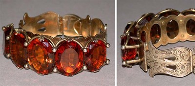 Lot 417 - Scottish Cairngorm Bracelet