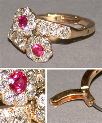 Lot 409 - Ruby and Diamond Ring