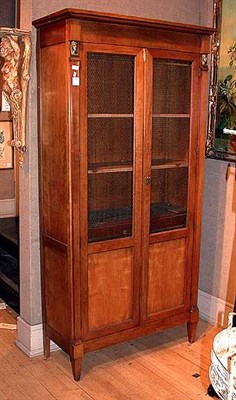 Lot 230 - Empire Style Walnut Bibliotheque