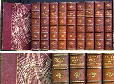 Lot 459 - [BINDINGS] PEPYS, SAMUEL Diary and...