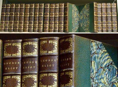 Lot 460 - [BINDINGS] ELIOT, GEORGE Complete Works Plates....