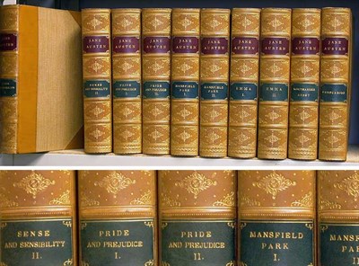 Lot 462 - [BINDINGS] AUSTEN, JANE Novels 10 vols. 8vo,...