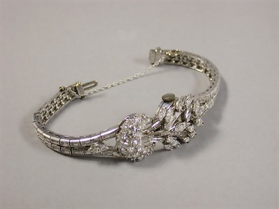 Lot 466 - Lady's Diamond Wristwatch