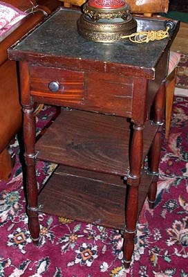 Lot 331 - Charles X Marble Top Mahogany Side Table