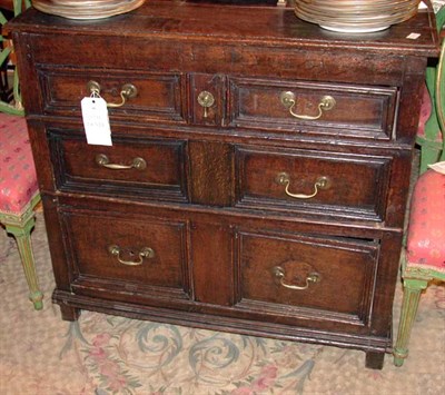 Lot 486 - Jacobean Style Elm Chest of Drawers