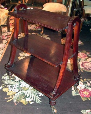 Lot 449 - Regency Style Mahogany Three-Tier Etagere