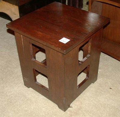 Lot 131A - Hardwood Side Table