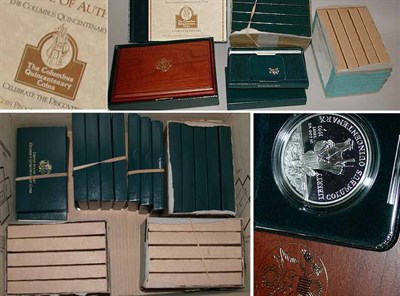 Lot 9 - Group of Assorted Columbus Quincentary Coins
