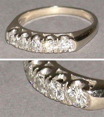 Lot 252 - Diamond Wedding Band