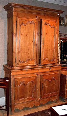 Lot 278 - Provincial Louis XV Style Pine Buffet a deux...