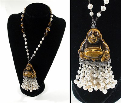 Lot 2366 - Iradj Moini Buddha Pin/Pendant Necklace The...