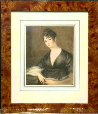 Lot 23 - Continental School PORTRAIT OF A WOMAN IN...
