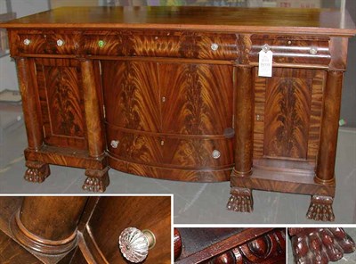 Lot 172 - Classical Style Mahogany Sideboard Fitted with...