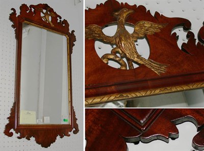 Lot 177 - Georgian Style Mahogany Framed Rectangular Mirror