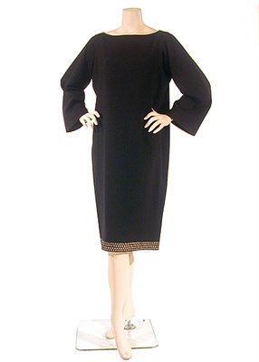Lot 2141 - Alaia Couture Stud Hem Sac Dress French, 1980...