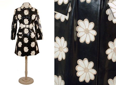 Lot 2076 - Bill Blass Daisy Applique Raincoat American,...