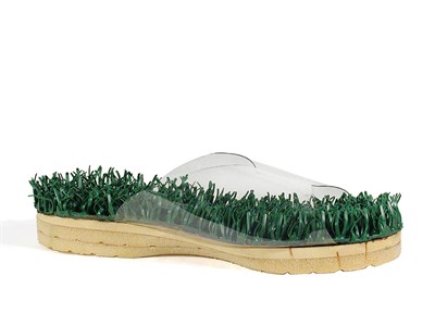 Lot 2224 - Beth Levine Astroturf Sandal American, circa...