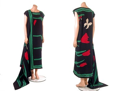 Lot 2113 - Michaele Vollbracht Tulip Print Scarf Dress...