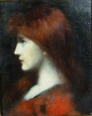 Lot 48 - Jean Jacques Henner French, 1829-1905...