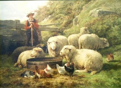 Lot 42 - Cornelis Van Leemputten Belgian, 1841-1902, in...