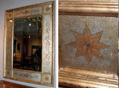 Lot 475 - Neoclassical Style Gilt Decorated Mirror