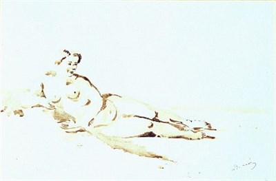 Lot 103 - Andre Derain French, 1880-1954 RECLINING NUDE...
