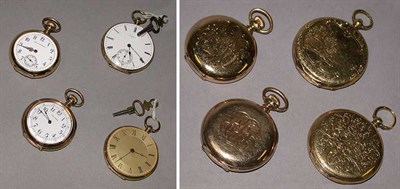 Lot 312 - Group of Lady's Open Face Pendant Watches