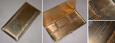 Lot 427 - Gold Cigarette Case