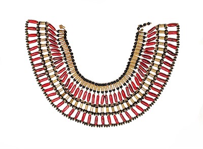 Lot 2345 - de Lillo Egyptian Collar Necklace American,...