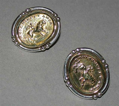 Lot 120 - Pair of Gold Antique Style Earrings