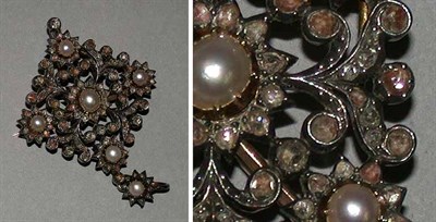 Lot 548 - Antique Rose Diamond Pin/Pendant