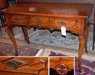 Lot 311 - Provincial Louis XV Style Fruitwood Console