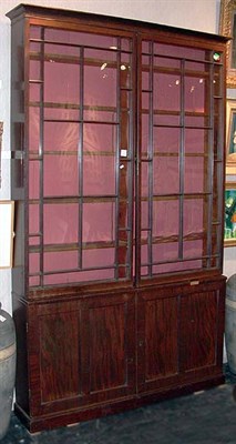 Lot 574 - Georgian Style Mahogany Bookcase