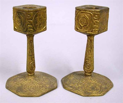 Lot 879A - Pair of Tiffany Studios Gilt-Bronze...