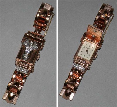 Lot 189 - Lady's Gold Covered Wristwatch