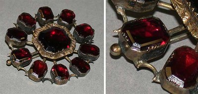 Lot 188 - Garnet Circle Pin