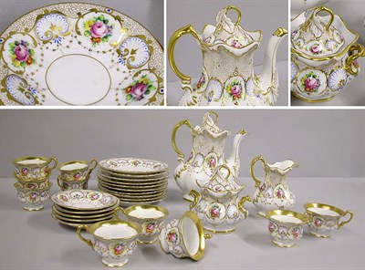 Lot 637 - German Porcelain Dessert Service Decorated...
