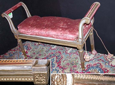 Lot 442 - Louis XVI Style Gilt and Gray Painted Window...