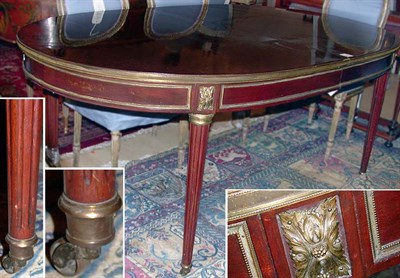 Lot 154 - Louis XVI Style Gilt-Bronze Mounted Dining...