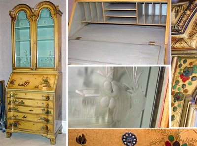 Lot 148 - Georgian Style Gilt Decorated and Painted...